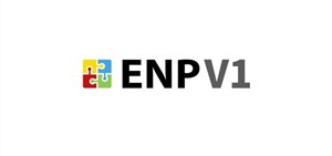 マイコンビニの新しい運営会社 ENPv1 のロゴ画面