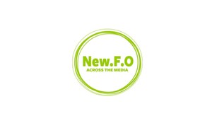 マイコンビニの以前の運営会社 NEW.F.O のロゴ画面