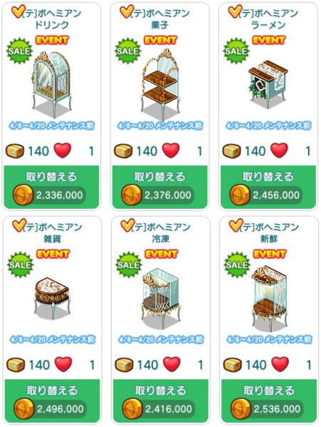 対象アイテム一覧2