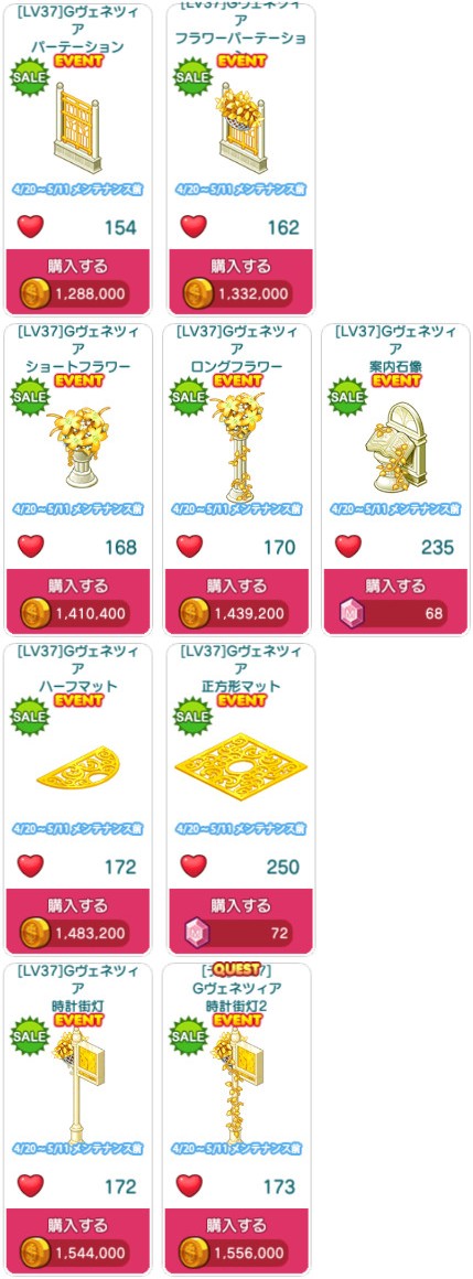 対象アイテム一覧2