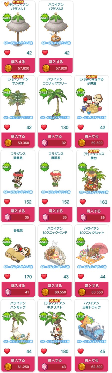 対象アイテム一覧5