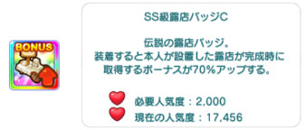 SS級露店バッジC